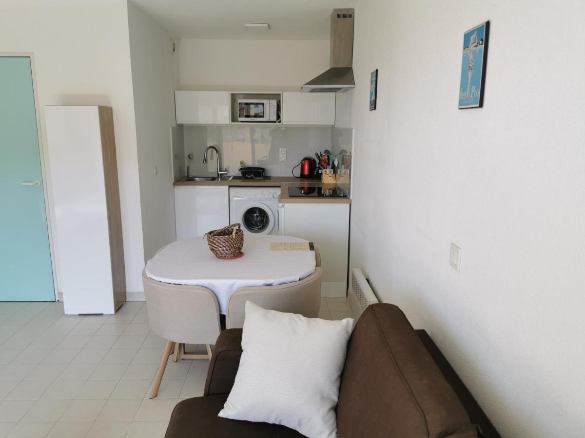 Antibes Les Pins 2 Pieces Vue Mer Piscine Parking公寓 外观 照片