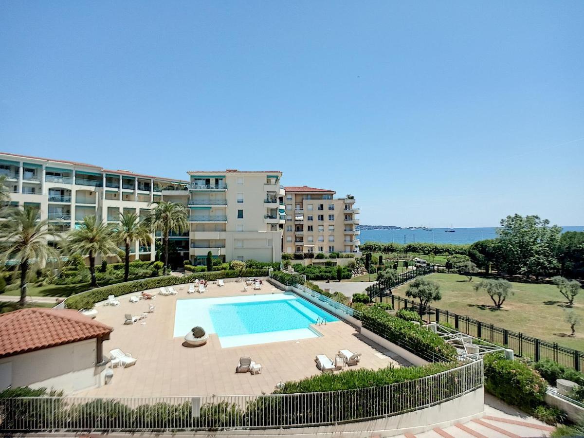 Antibes Les Pins 2 Pieces Vue Mer Piscine Parking公寓 外观 照片